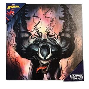 Marvel Venom Wall Art 11.25” Square Decor Man Cave